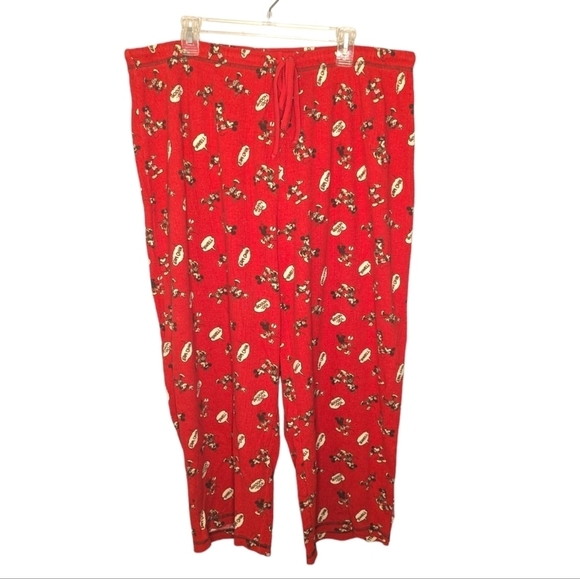 Disney Direct Vintage Mickey Mouse Sleep Pajama Pants Size XXL - Picture 1 of 6